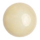 Les perles par Puca® Cabochon 25 mm - Opaque ivory ceramic look 03000/14401